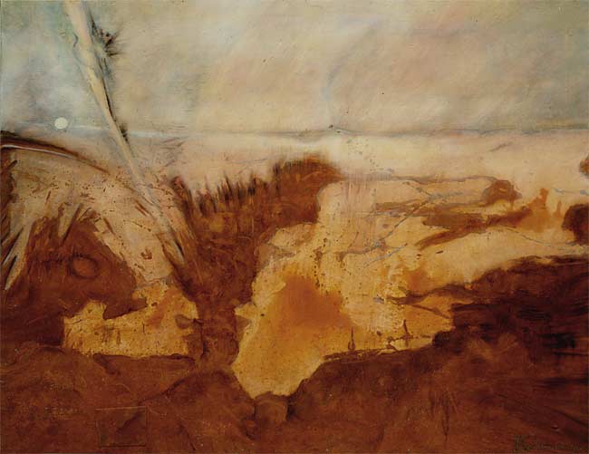 Aurore, 2000 huile, 100 x 80cm