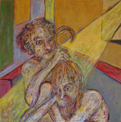 Brownkorn 100x100cm, huile sur toile, 2006