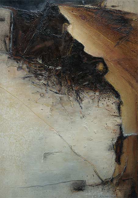 Chu Chi Tunnel , 2001 technique mixte, 120 x 80cm