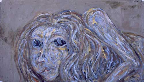 Cica Baba 60x104.5cm, huile sur toile, 2002