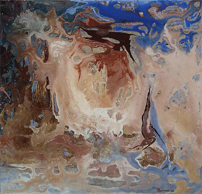 Fusion, 2000 acrylique, 80 x 80cm