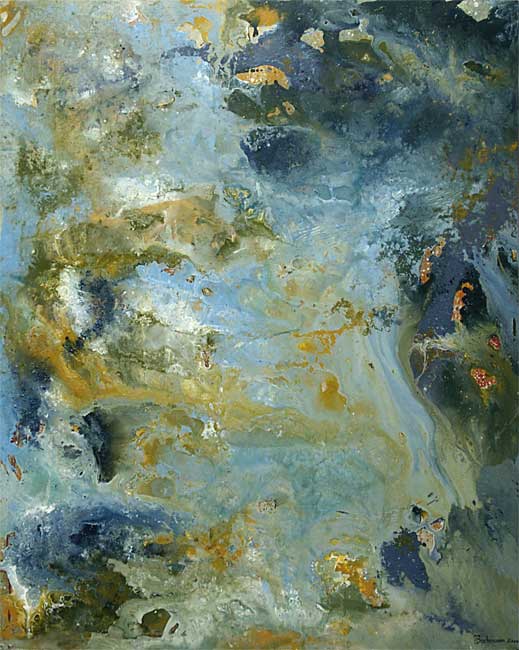 Voûte céleste, 2000 acrylique, 140 x 120cm
